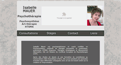 Desktop Screenshot of isabellemauer.com